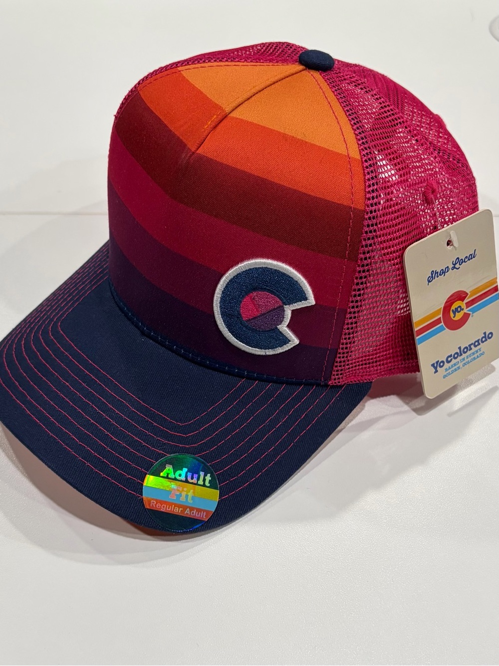 YoColorado Adult Juicy Fader Trucker Hat Cap Ballcap NWT Pink Purple